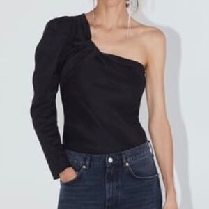 Asymmetrical One Shoulder Top